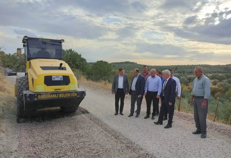 Kepenekli ile Taşdibi Arasındaki Ara Bağlantı Yolu Asfaltlanıyor