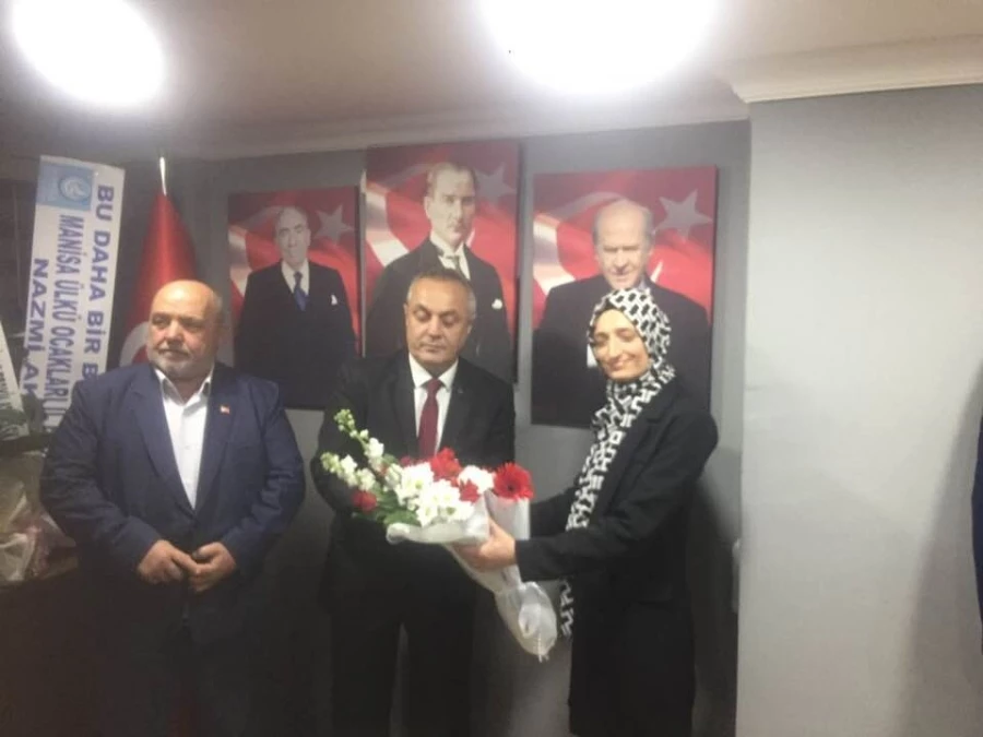 MHP Saruhanlı İlçe Teşkilatından İl Başkanına Ziyaret