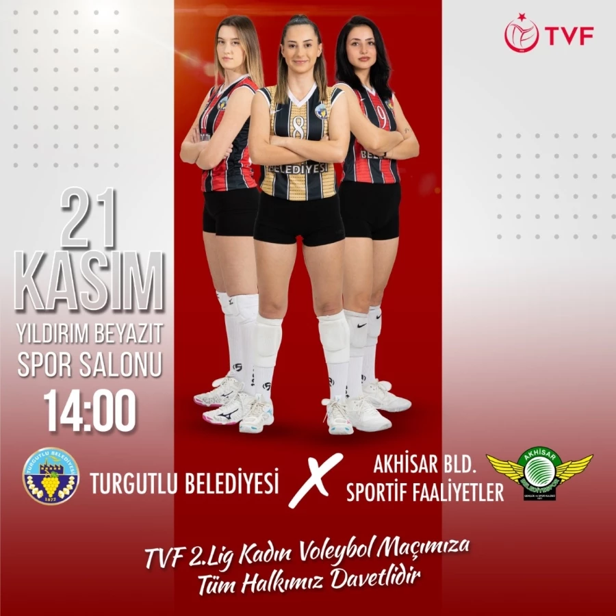 Turgutlu Belediyespor Kadın Voleybol Takımı Akhisar Belediyespor’u Ağırlayacak