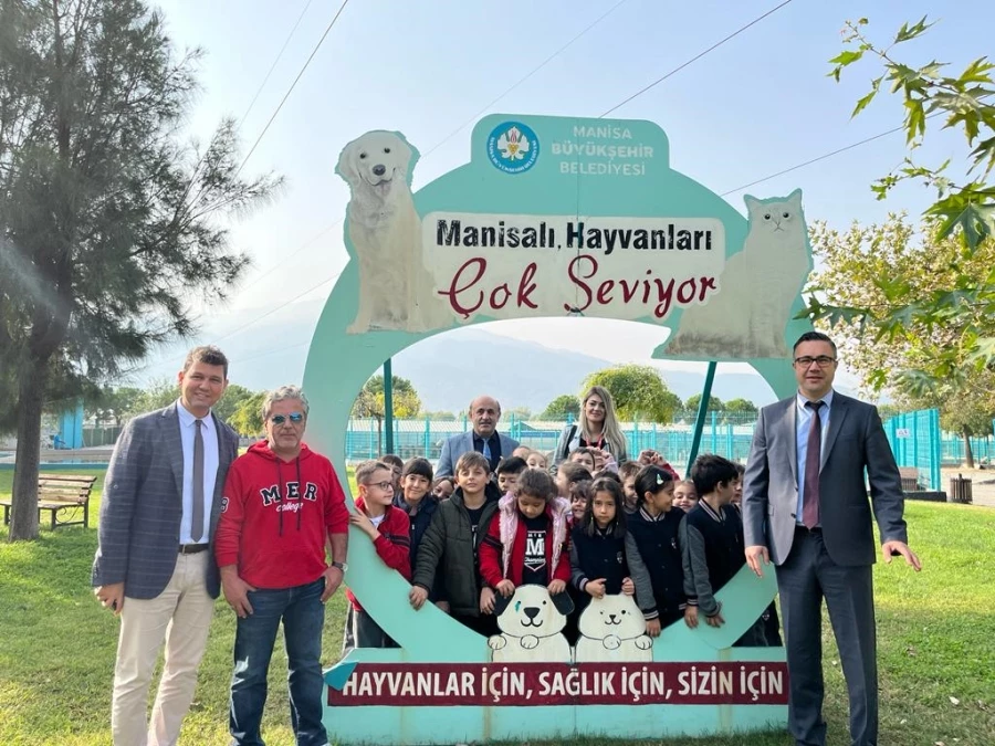 Minik Öğrencilerden Hayvan Bakım ve Tedavi Merkezi’ne Ziyaret