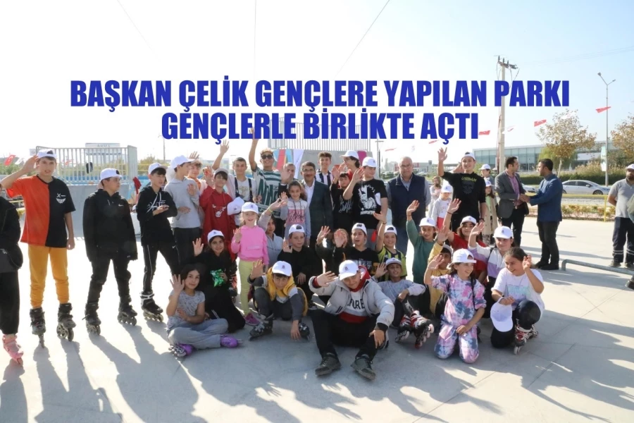 KAYKAY VE PATEN SPORCULARI İÇİN YAPILAN SKATE PARK HİZMETE GİRDİ