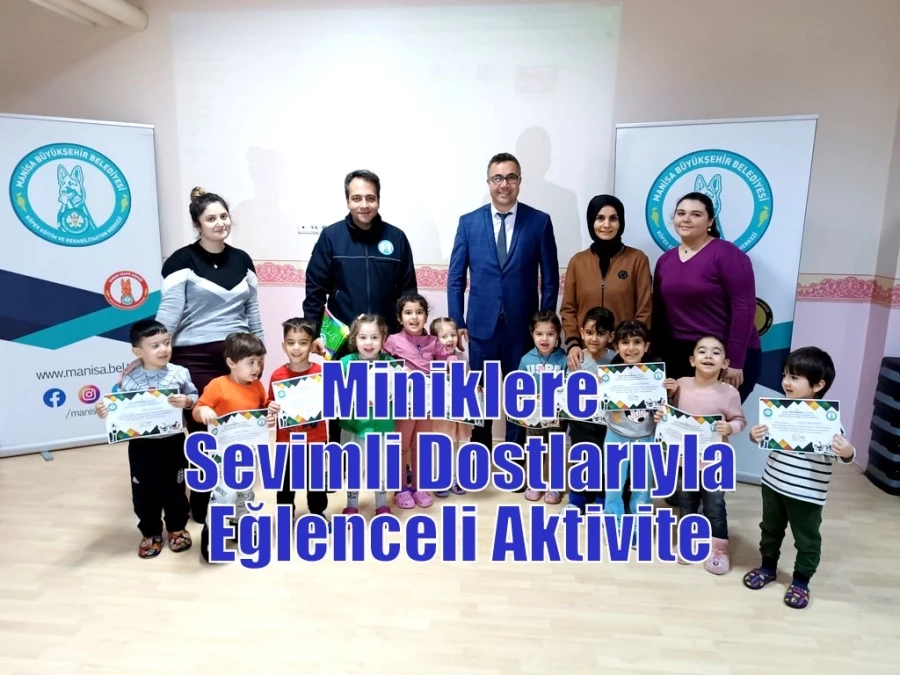 Miniklere Sevimli Dostlarıyla Eğlenceli Aktivite