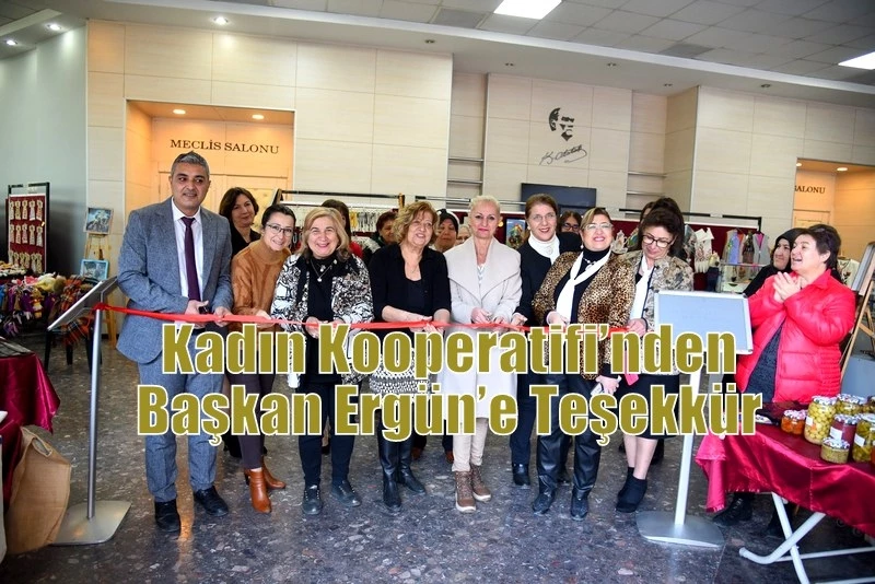 Kadın Kooperatifi’nden Başkan Ergün’e Teşekkür