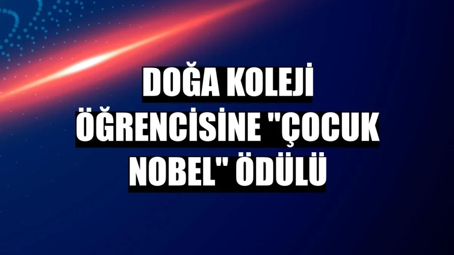 Doğa Koleji öğrencisine 