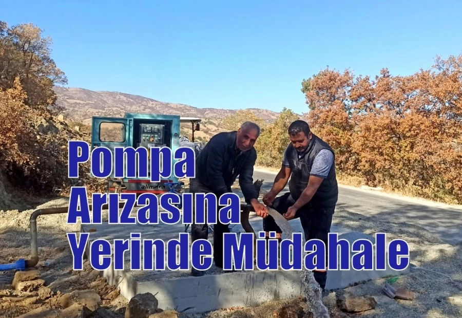 Pompa Arızasına Yerinde Müdahale