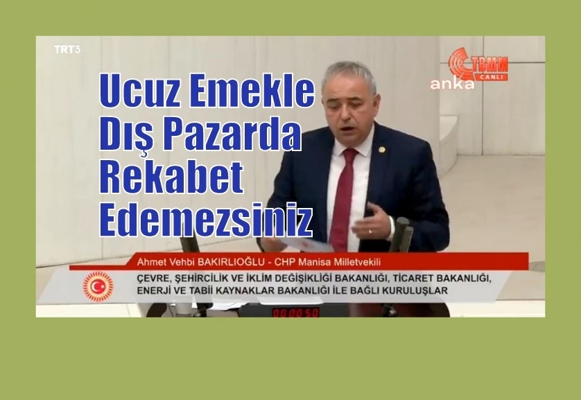 Ucuz Emekle Dış Pazarda Rekabet Edemezsiniz