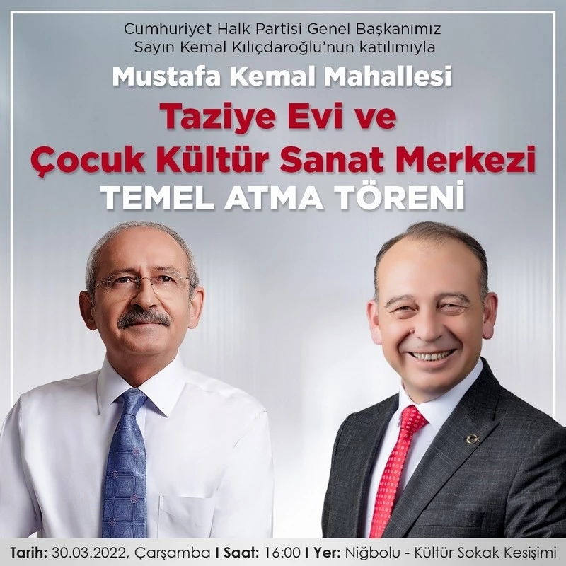 Taziye Evi ve Çocuk Kültür Sanat Merkezinin Temeli Atılıyor