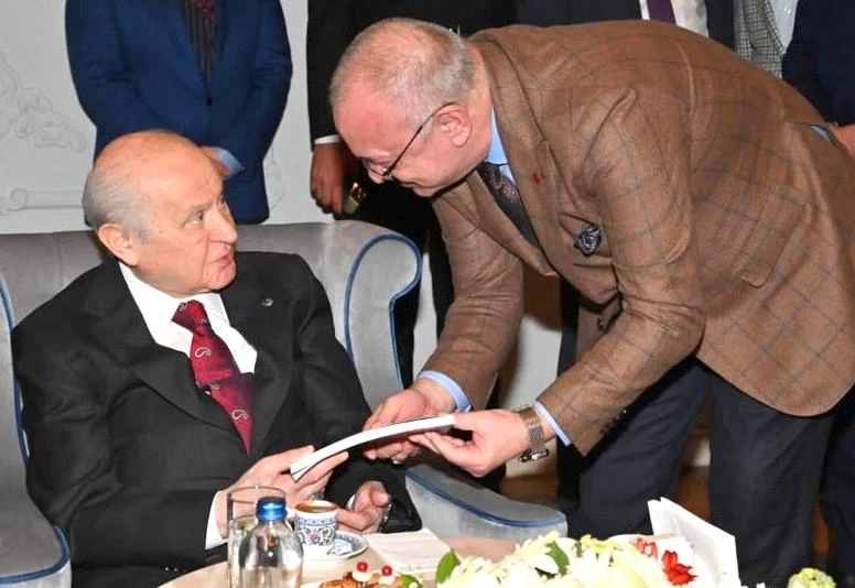 Başkan Ergün, MHP Genel Başkanı Bahçeli’ye Hizmet ve Yatırımları Anlattı
