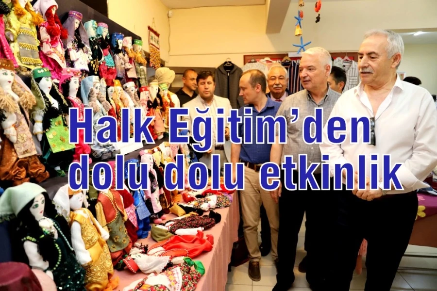 Halk Eğitim’den dolu dolu etkinlik