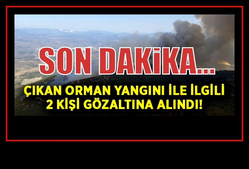 Yangınınla ilgili 2 kişi gözaltına alındı