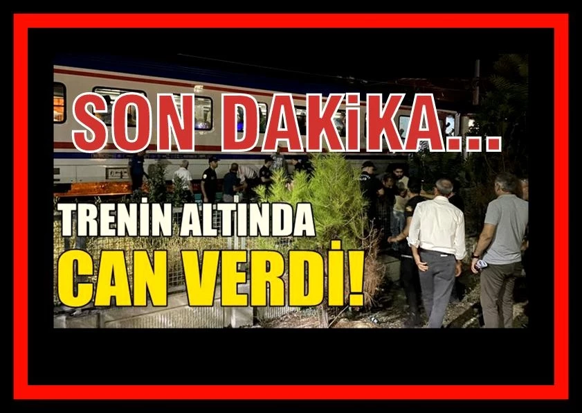 YOLCU TRENİNİN ÇARPTIĞI GENÇ ÖLDÜ