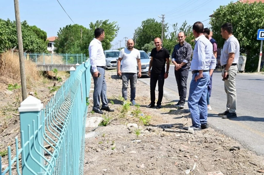 Mecidiye Mahallesini Rahatlatan Panel Çit Çalışması