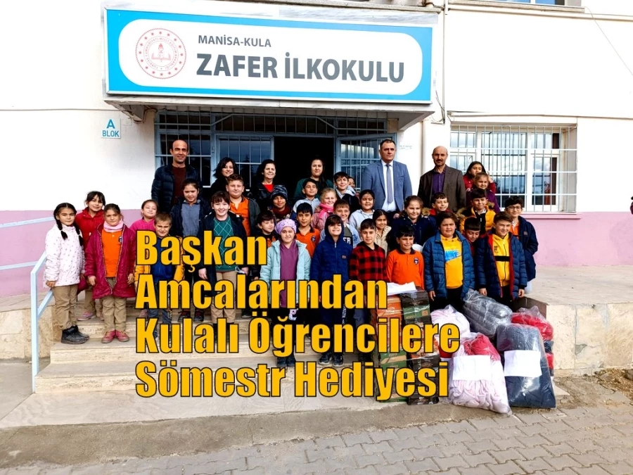 Başkan Amcalarından Kulalı Öğrencilere Sömestr Hediyesi