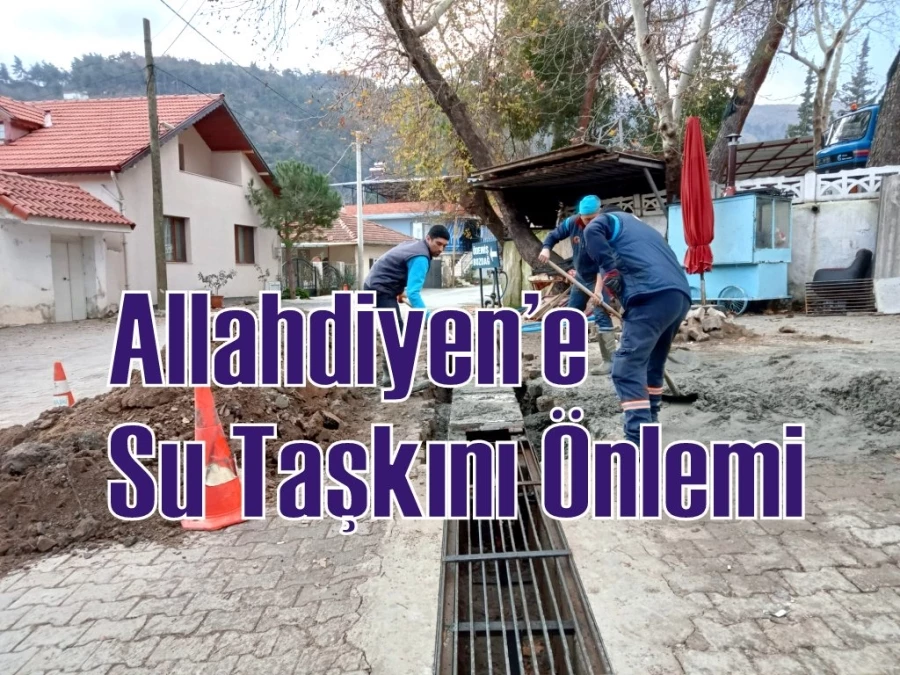 Allahdiyen’e Su Taşkını Önlemi