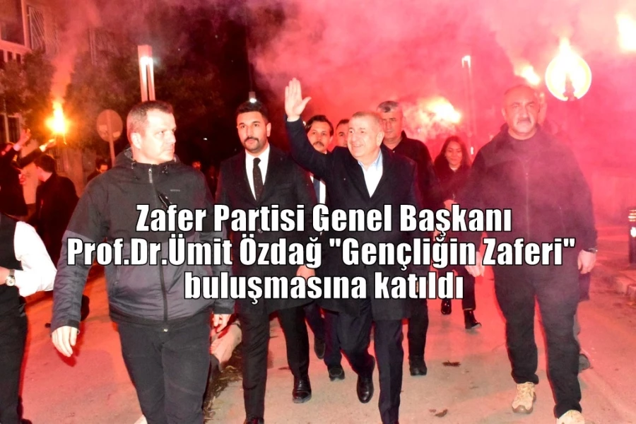 Zafer Partisi Genel Başkanı Prof.Dr.Ümit Özdağ 