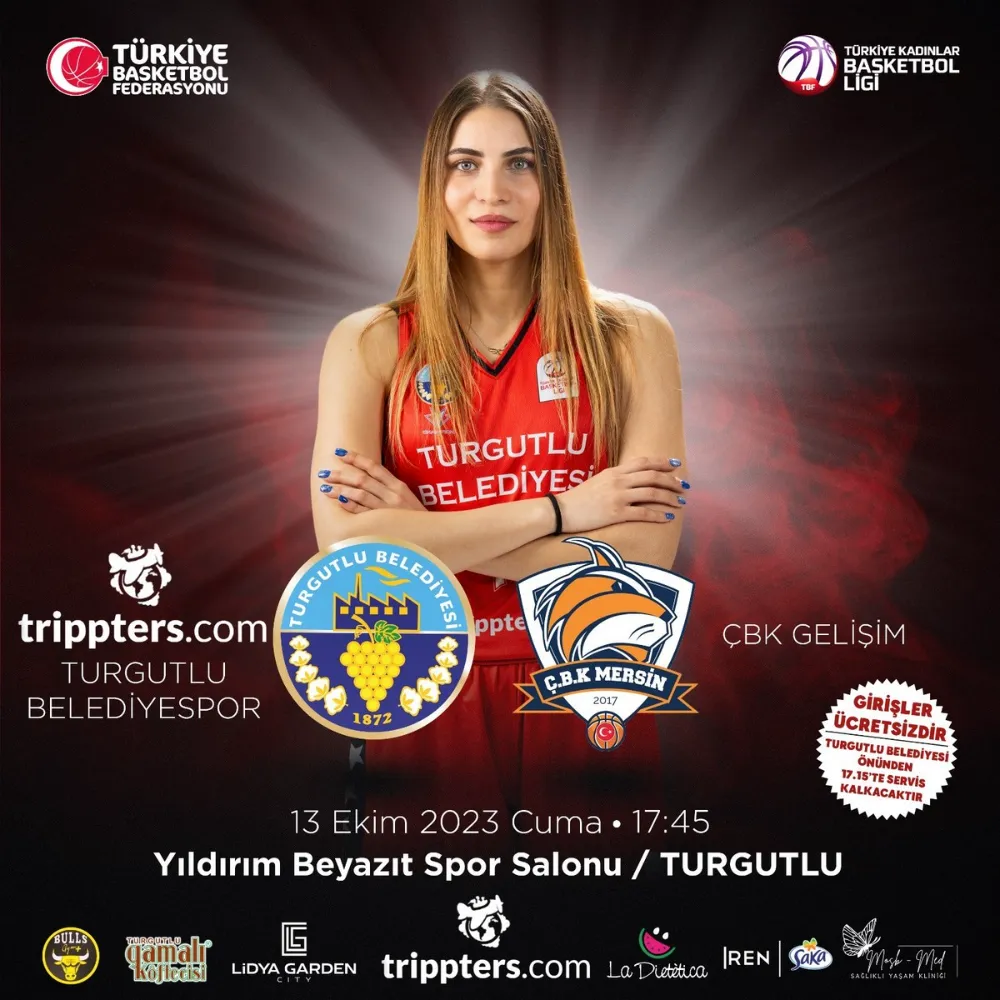 Trippters.com Turgutlu Belediyesi Kadın Basketbol’un Konuğu ÇBK Gelişim Mersin