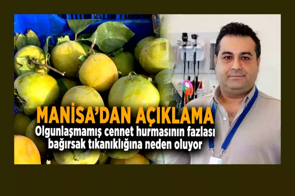 Olgunlaşmamış cennet hurmasının fazlası bağırsak tıkanıklığına neden oluyor