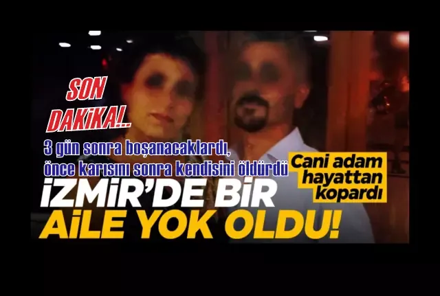 3 gün sonra boşanacaklardı, önce karısını sonra kendisini öldürdü