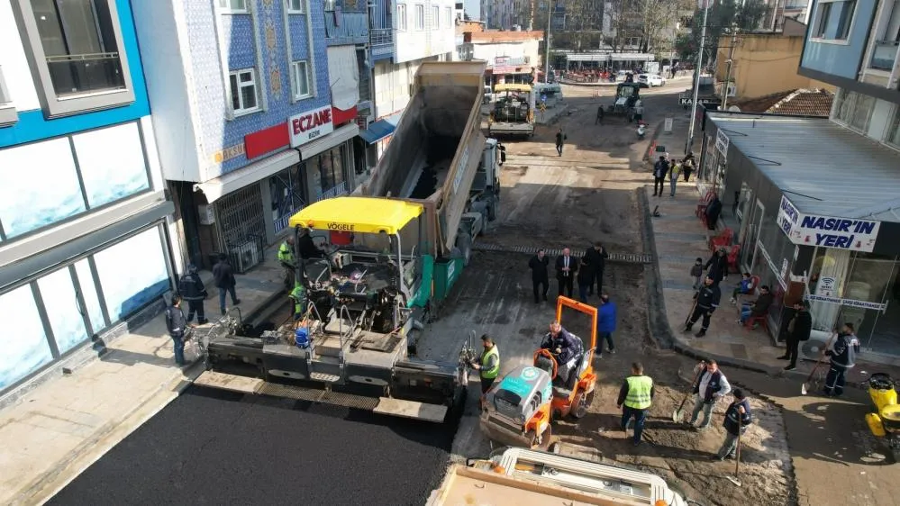 Horozköy Caddesi’nde hummalı çalışma