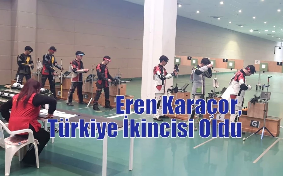 Eren Karaçor, Türkiye İkincisi Oldu