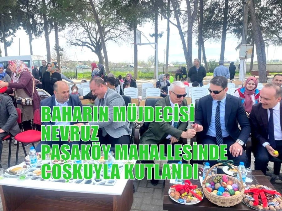 BAHARIN MÜJDECİSİ NEVRUZ PAŞAKÖY MAHALLESİNDE COŞKUYLA KUTLANDI