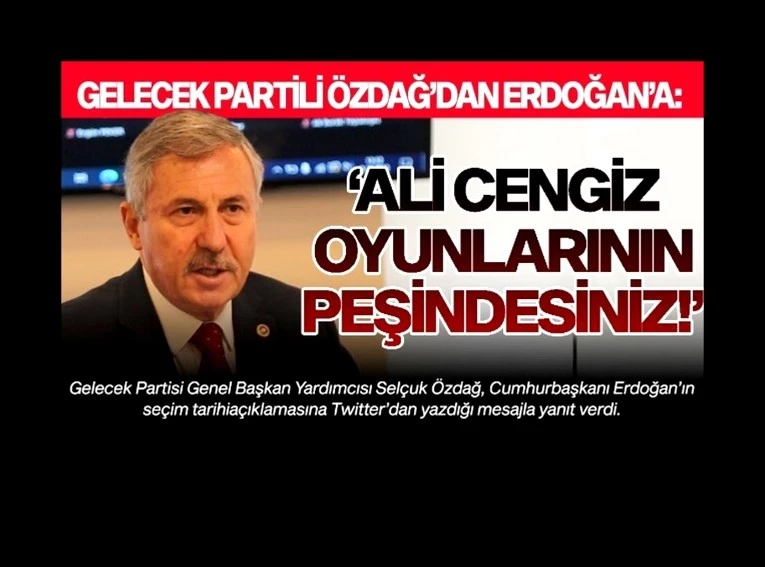 Gelecek Partili Özdağ’dan Erdoğan’a: Ne yapmak istediğinizi bilmiyor muyuz zannediyorsunuz!
