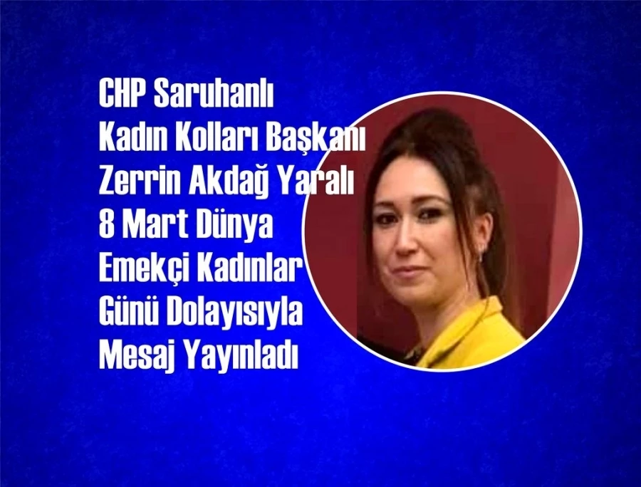 Saruhanlı CHP Kadın Kollarının Basın Açıklaması