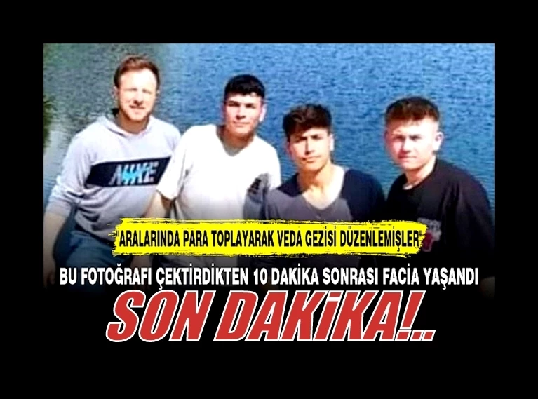 Bu fotoğrafı çektirdikten sadece 10 dakika sonrası facia yaşandı