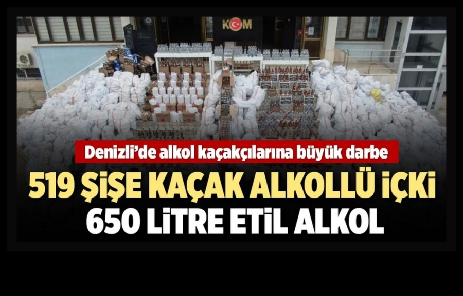 Alkol kaçakçılarına büyük darbe