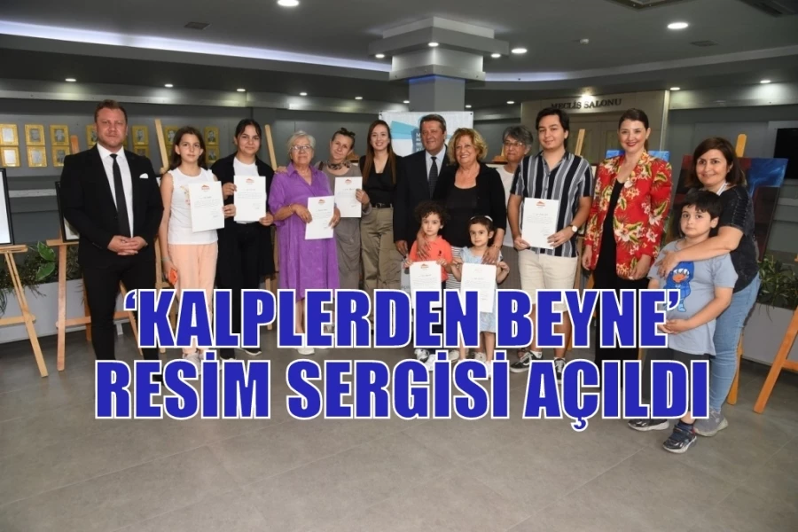 ‘KALPLERDEN BEYNE’ RESİM SERGİSİ AÇILDI