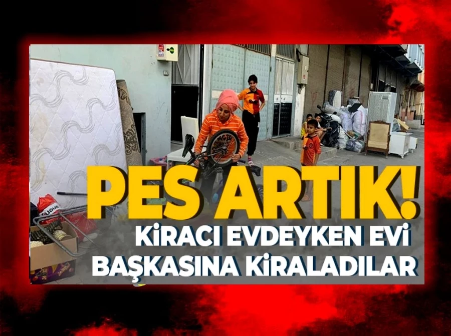 Kiracı eve geldiğinde eşyalarını sokakta buldu