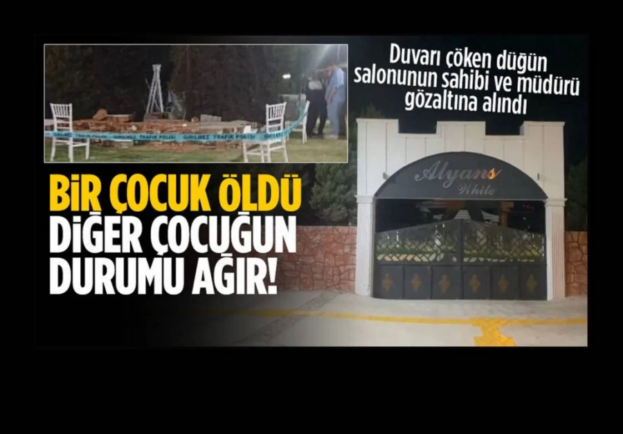 Bir çocuğun öldüğü duvar yıkılması olayında 2 gözaltı