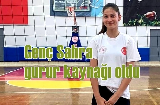 Genç Sahra gurur kaynağı oldu