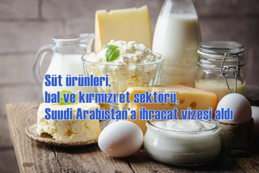 Süt ürünleri, bal ve kırmızı et sektörü, Suudi Arabistan’a ihracat vizesi aldı