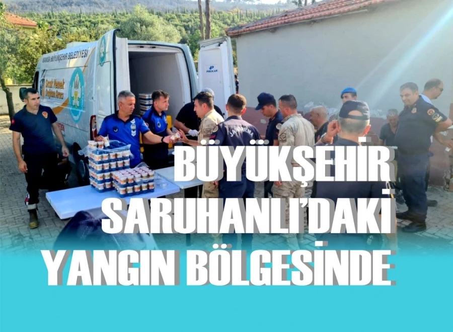 BÜYÜKŞEHİR VE MASKİ, SARUHANLI’DA VATANDAŞLARIN YANINDA