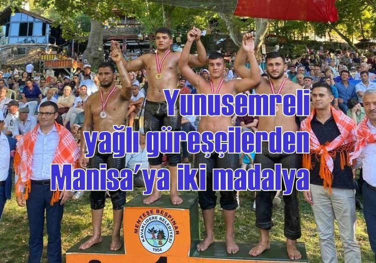 Yunusemreli yağlı güreşçilerden Manisa