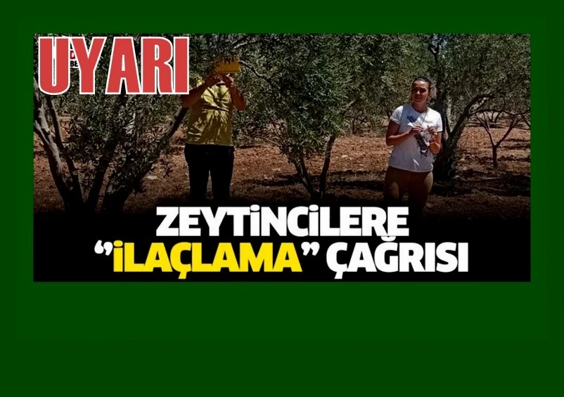 Zeytincilere “ilaçlama” çağrısı