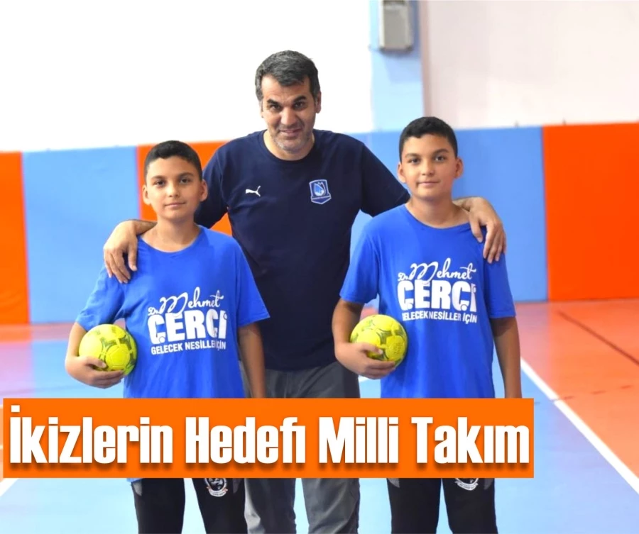 İkizlerin hedefi milli takım