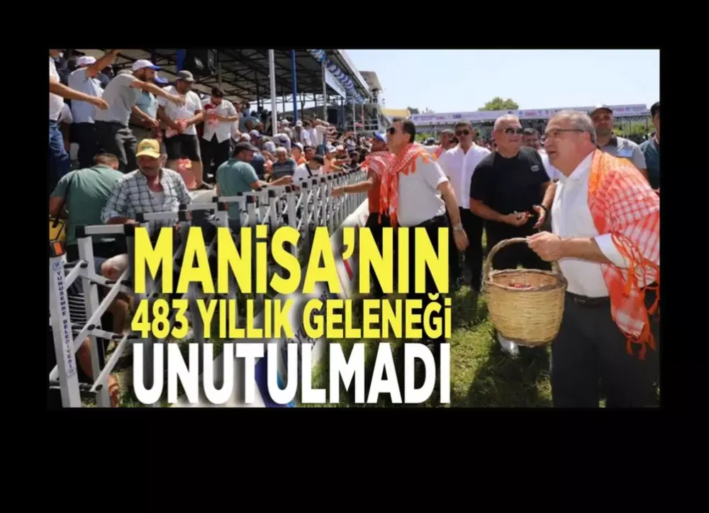 Manisa’nın 483 yıllık geleneği unutulmadı