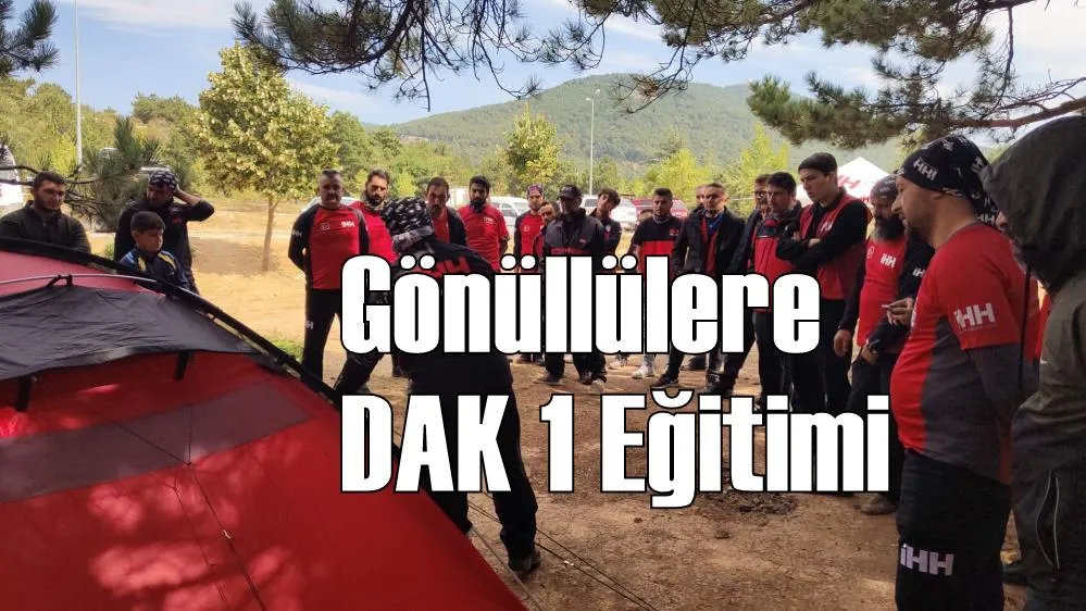 Gönüllülere DAK 1 Eğitimi