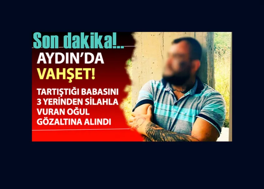 Tartıştığı babasını 3 yerinden silahla vuran oğul gözaltına alındı