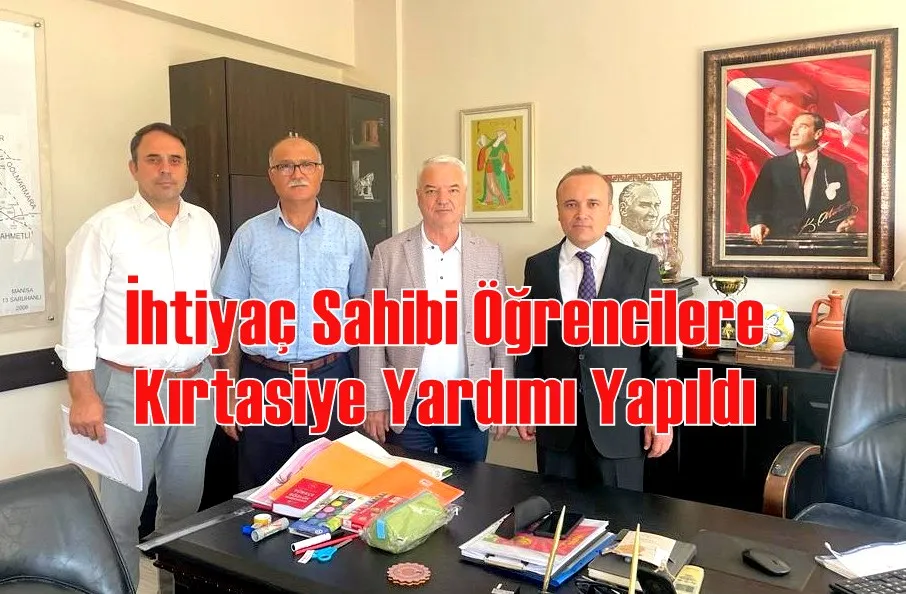 İhtiyaç Sahibi Öğrencilere Kırtasiye Yardımı Yapıldı