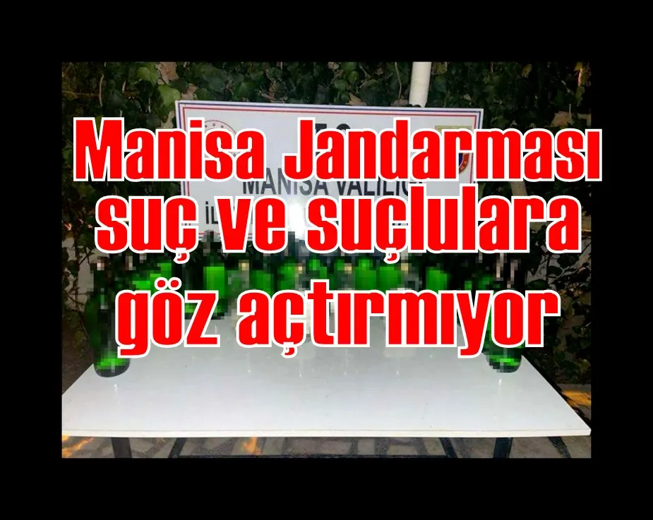 Manisa Jandarması suç ve suçlulara göz açtırmıyor