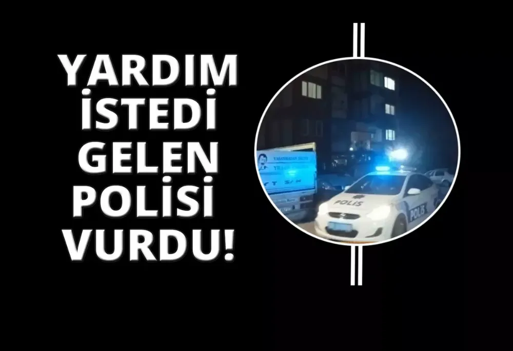 Yardım istediği polis memurunu tabancayla vurdu