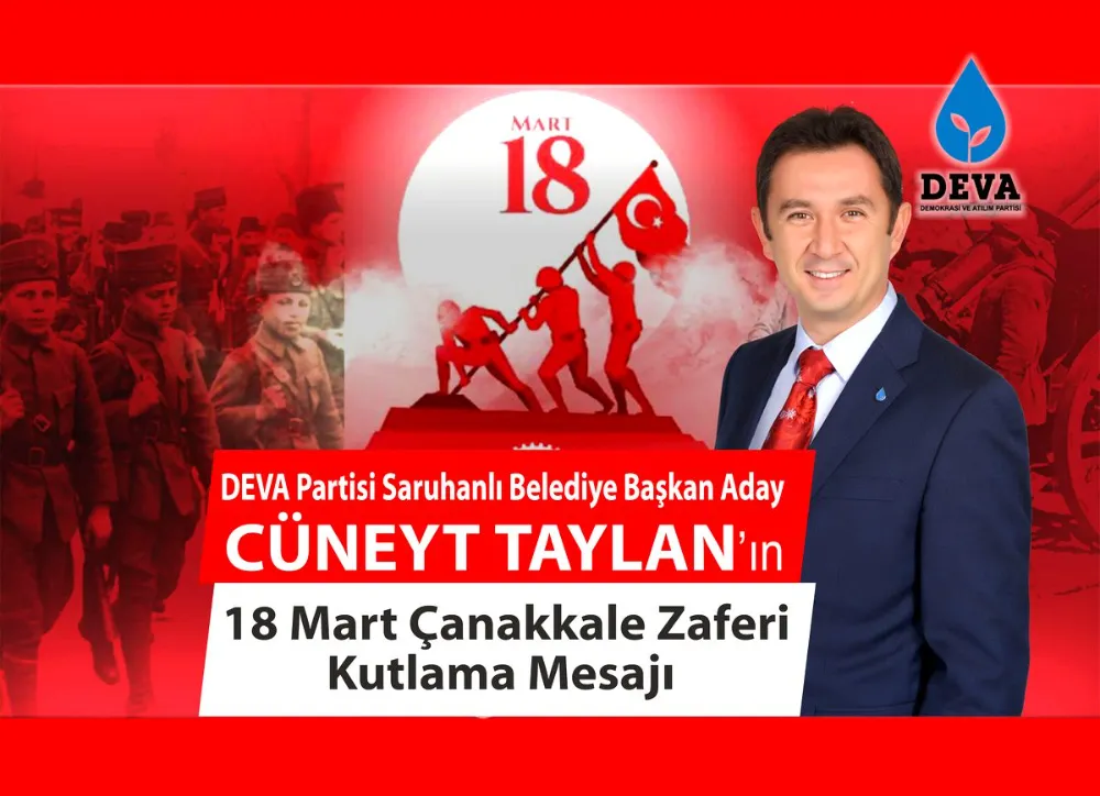 Taylan’dan 18 Mart Çanakkale Zaferi Kutlama Mesajı