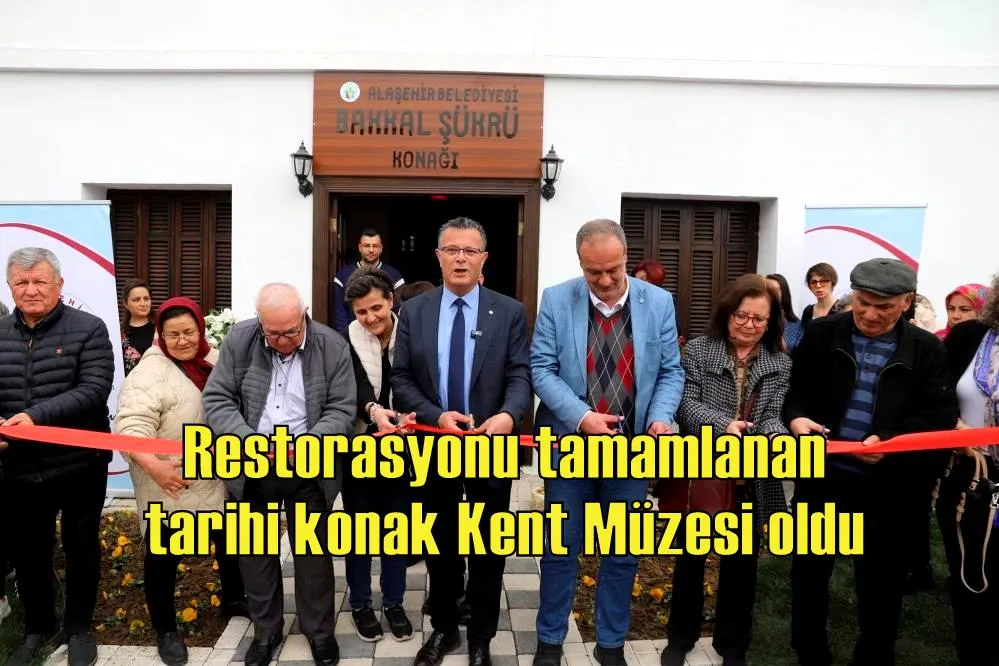 Restorasyonu tamamlanan tarihi konak Kent Müzesi oldu