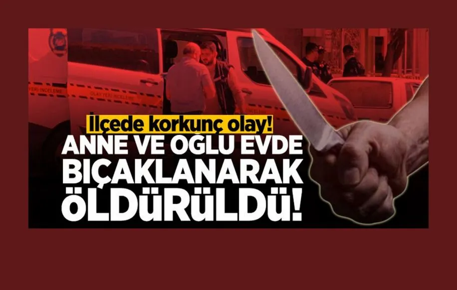 Anne ve oğlu evde ölü olarak bulundu